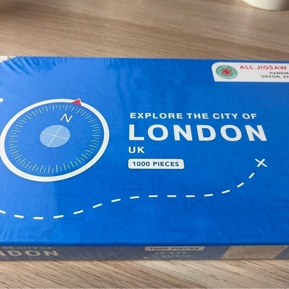 Explore The City of LONDON 26 x 20 1000 Pieces Jigsaw Puzzle Handmade NEW Sealed - Picture 2 of 7